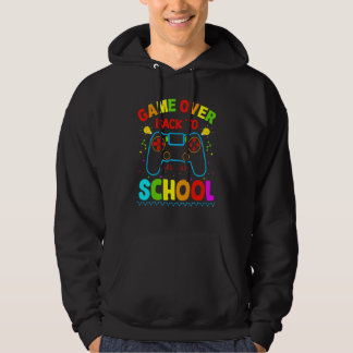 Game Over Tillbaka Till Skolan Hoodie