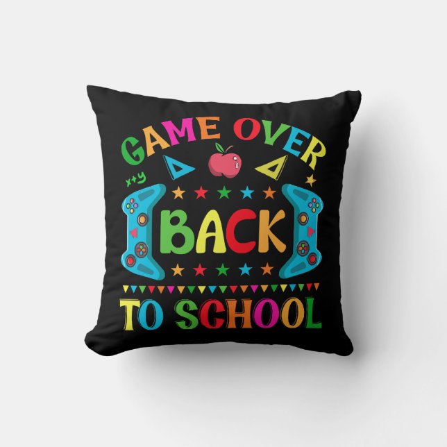 Game over Tillbaka till skolan Kudde (Framsida)
