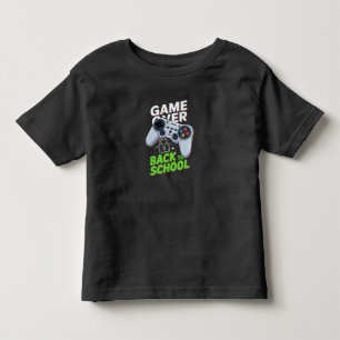 Game Over Tillbaka Till Skolan Rolig Första Dag Sk T Shirt
