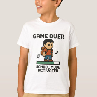 Game Over - Tillbaka till skolan T Shirt