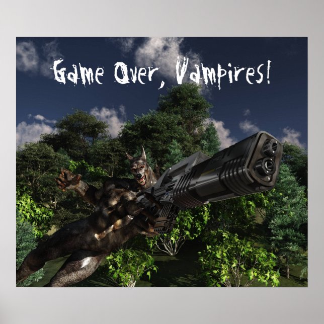 Game over, Vampyres! Poster (Framsidan)