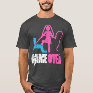 Game Over Wedding Bride and Groom Bachelor Party T Shirt