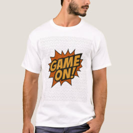 GAME PÅ! Tecknad - sprängning ・ Spelarvägg Poster T Shirt