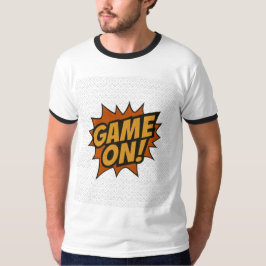 GAME PÅ! Tecknad - sprängning ・ Spelarvägg Poster T Shirt