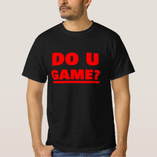 GAME? RÖD T SHIRT