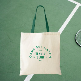 Game Set Match Après Tennis Club Green Handle Tygkasse