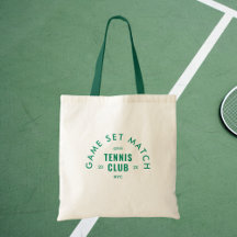 Game Set Match Après Tennis Club Grön Handtag