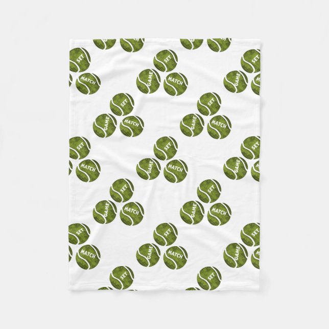 GAME SET MATCH FLEECEFILT (Framsidan)