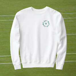 Game Set Match Grön Monogram Damtennisvitt T Shirt