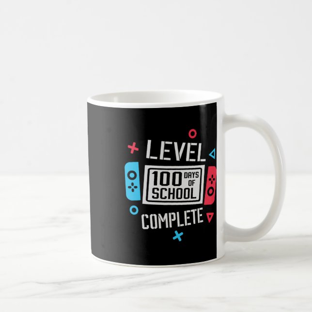 Game Smar-spel med 100 dagar för fullständiga vide Kaffemugg (Höger)