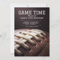 Game Time Football Inbjudan