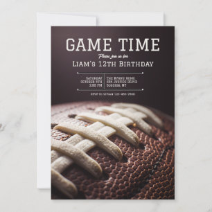 Game Time Football Inbjudan