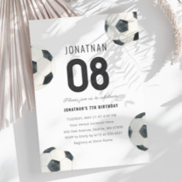 Game Time Soccball Boy Birthday Inbjudningar