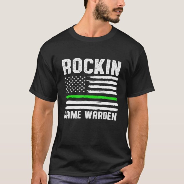 Game Warden Conservation Officer 11 T Shirt (Framsida)