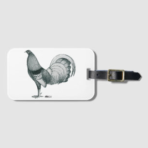 Gamecock Crele eller Dom Bagagebricka