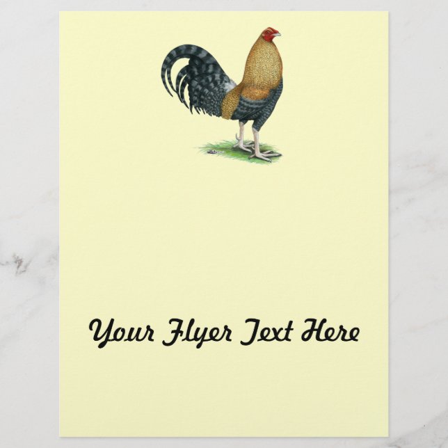 Gamecock: Dom eller Crele Reklamblad (Framsidan)