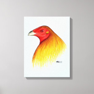 Gamecock Dubbed Canvastryck
