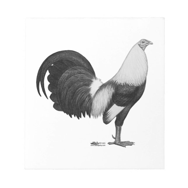 Gamecock Grått Duckwing Anteckningsblock (Framsida)