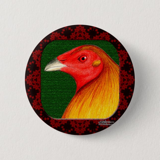 Gamecock inramad knapp (Framsida)