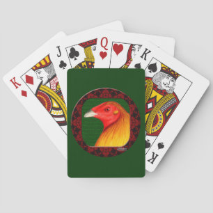 Gamecock inramad spelkort