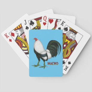 Gamecock Macho Duckwing Spel Kort
