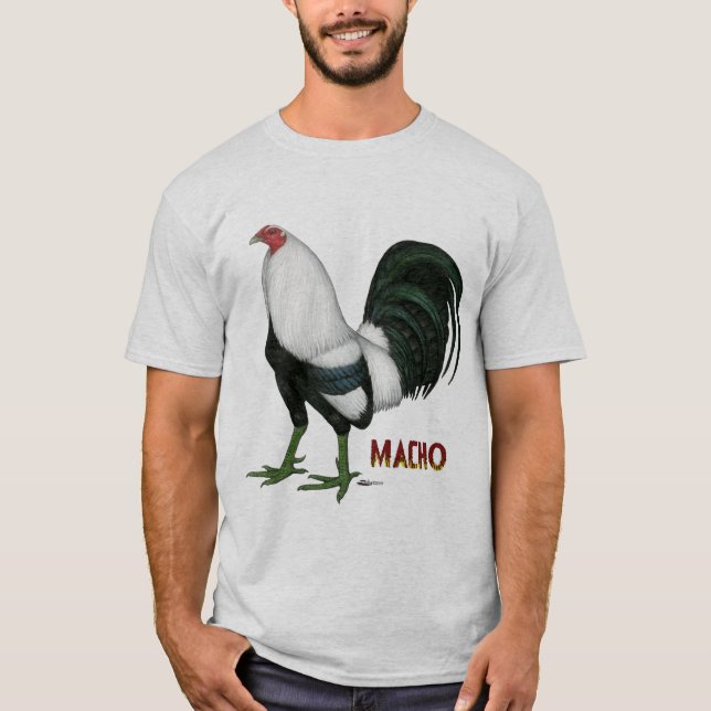 Gamecock macho Duckwing Tee Shirt (Framsida)