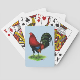 Gamecock: Mörk Red Casinokort