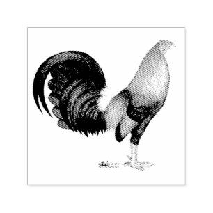 Gamecock Red Hatch Självfärgande Stämpel