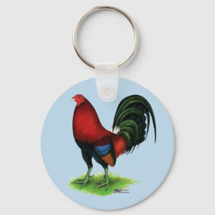 Gamecock: Röd mörk - Nyckelring