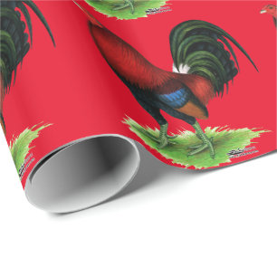 Gamecock: Röd mörk - Presentpapper