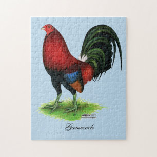 Gamecock: Röd mörk - Pussel