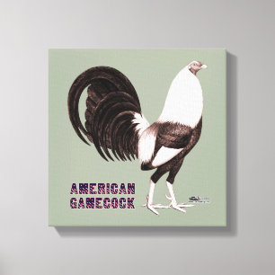 Gamecock Sepia Canvastryck