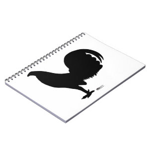 Gamecock Tupp Silhouette Anteckningsbok