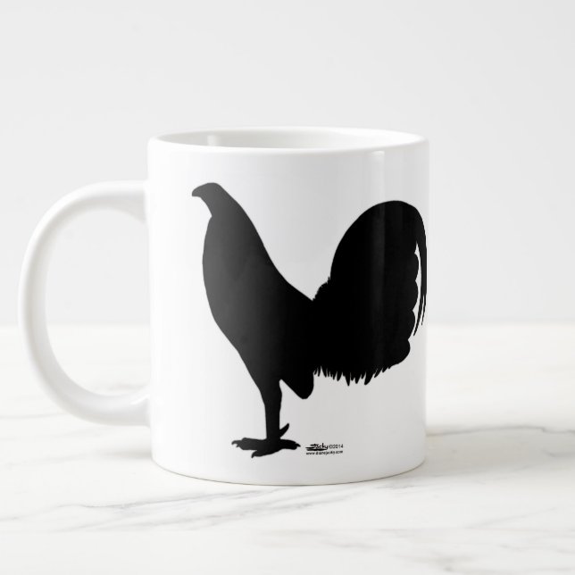 Gamecock Tupp Silhouette Jumbo Mugg (Vänster)