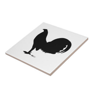 Gamecock Tupp Silhouette Kakelplatta