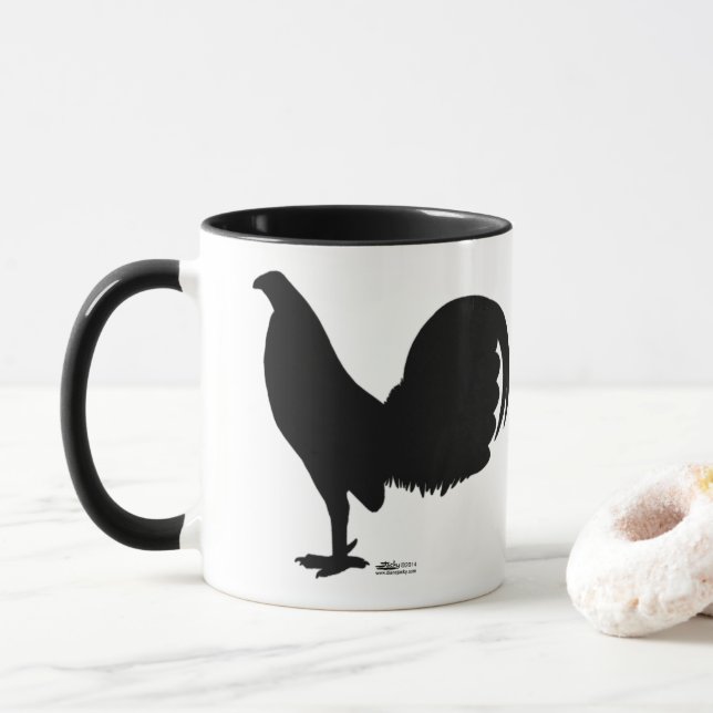 Gamecock Tupp Silhouette Mugg (Med munk)