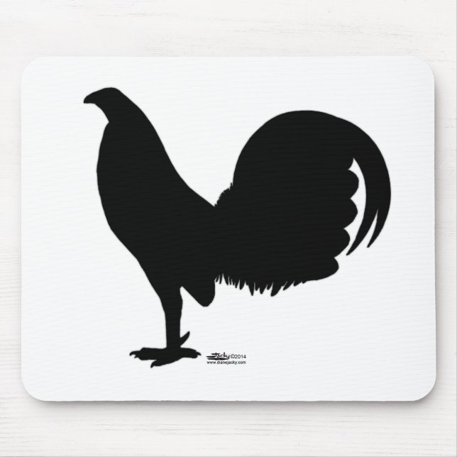 Gamecock Tupp Silhouette Musmatta (Framsidan)