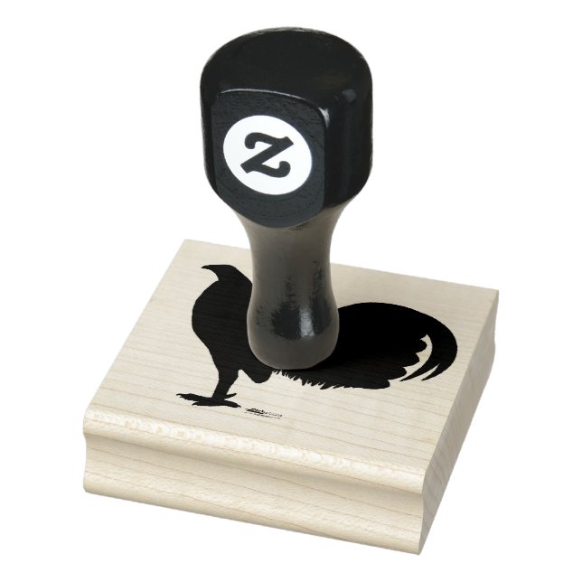 Gamecock Tupp Silhouette Stämpel (Stämpel)