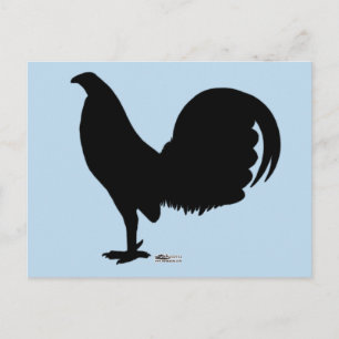Gamecock Tupp Silhouette Vykort