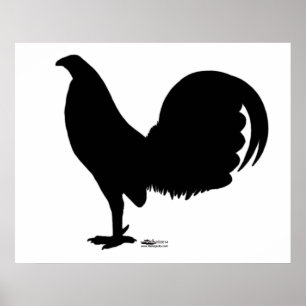 GamecocktuppSilhouette Poster