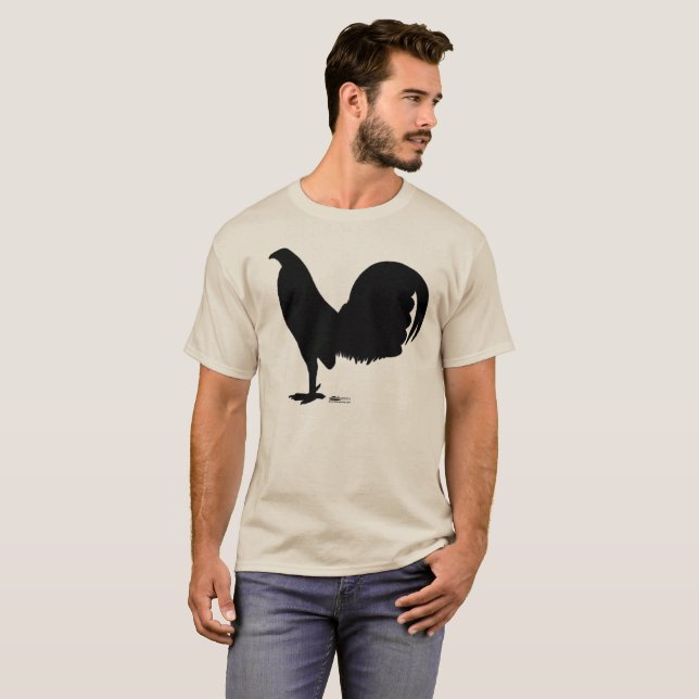 GamecocktuppSilhouette T Shirt (Hel framsida)