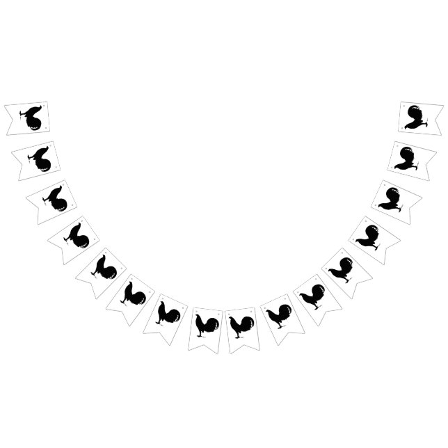 GamecocktuppSilhouette Vimplar (Alla)