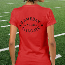 Gameday Tailgate Klubb Anpassningsbar Red Football