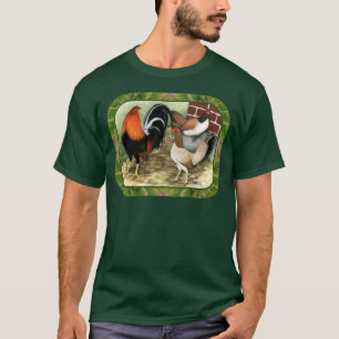 Gamefowl på lantgården t-shirt