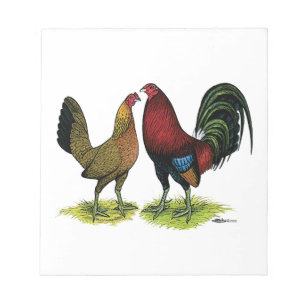 Gamefowl Pair Anteckningsblock