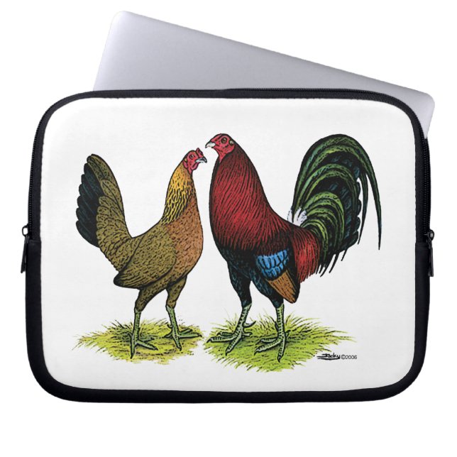 Gamefowl Pair Laptop Fodral (Framsidan)