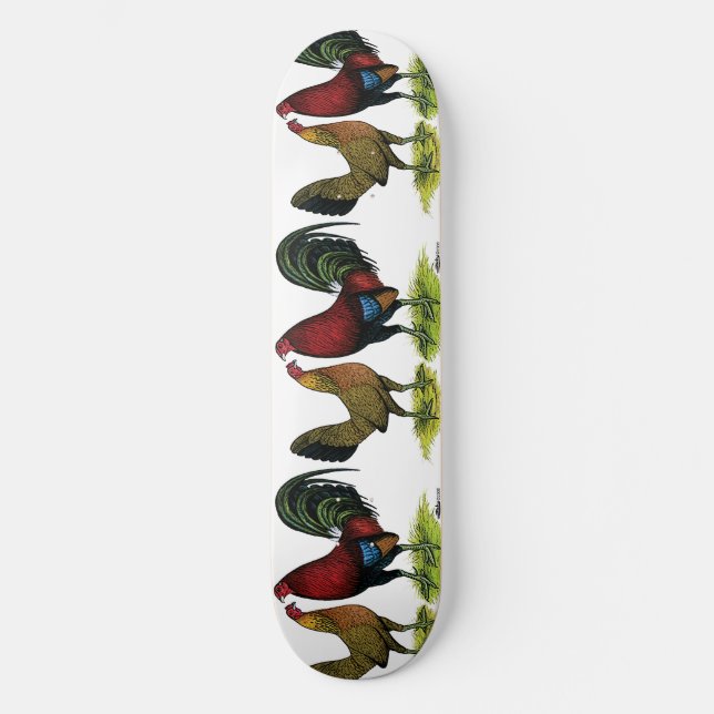 Gamefowl Pair Mini Skateboard Bräda 18,5 Cm (Framsida)
