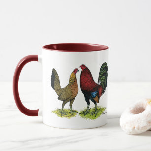 Gamefowl Pair Mugg