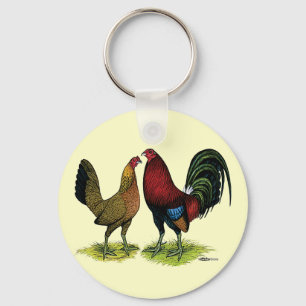 Gamefowl Pair Nyckelring