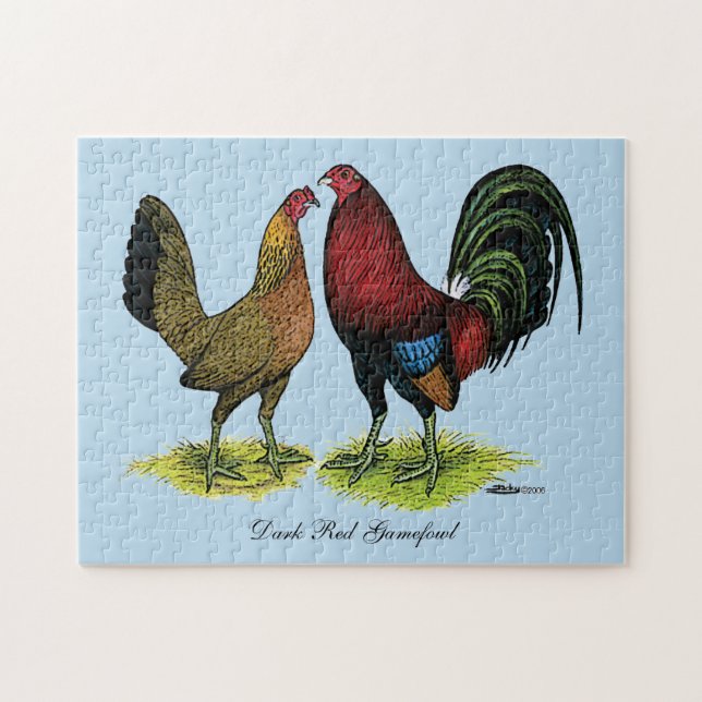 Gamefowl Pair Pussel (Horisontell)